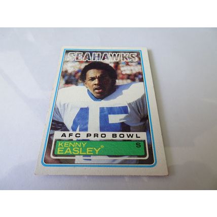 1983 Topps Football Card # 384 Kenny Easley Very Good (3) Seattle Seahawks