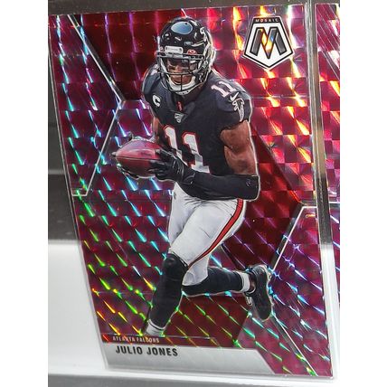 2020 Panini Mosaic JULIO JONES (Atlanta Falcons) Pink Camo Prizm #15