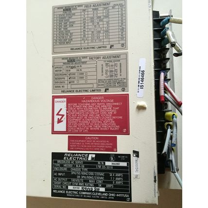 RELIANCE ELECTIRC HR2000/BLA-08,3RA2002 AC SERVO DRIVE,Reliance HR2000,180VAC,FE