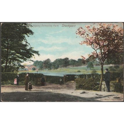 Edgeley Extension Park, Stockport, Cheshire, 1904 - Wrench Postcard