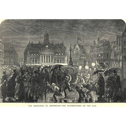 TERCENTENARY OF DUTCH INDEPENDENCE 1872 VICTORIAN ENGRAVINGS