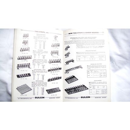 Bulgin Catalogue 1956 to 1957 See What Your Vintage Valve Hi-Fi is Made From