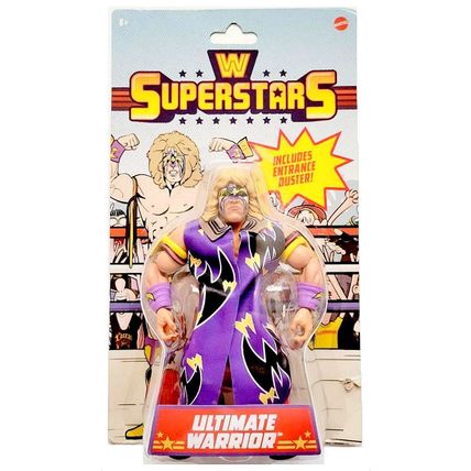 WWE Superstars: Ultimate Warrior (2021) *80s Retro Style Action Figure / Mattel*