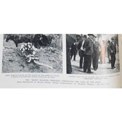 Harper's Weekly March 19, 1898 - "Maine" Disaster, etc. Original Complete issue