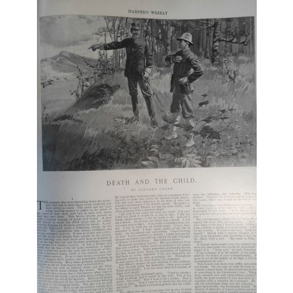 Harper's Weekly March 19, 1898 - "Maine" Disaster, etc. Original Complete issue