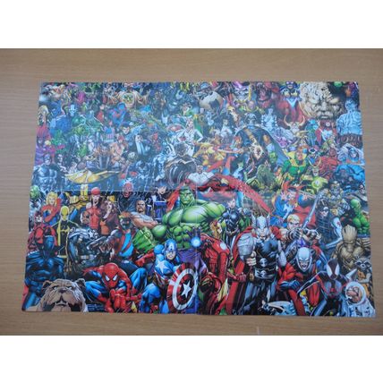Clementoni Jigsaw Marvel Impossible 1000 Piece Puzzle & Poster