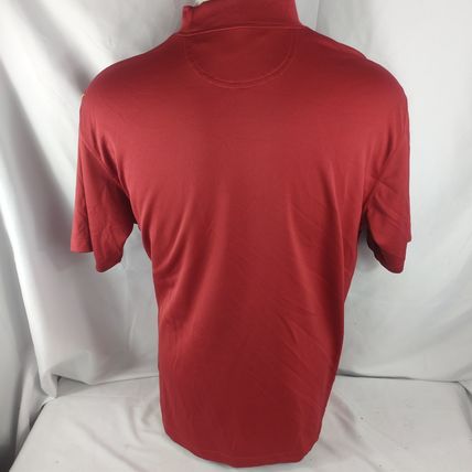 Greg Norman Men's Play Dry Moisture Wicking Golf T-Shirt, Maroon, Size XXL