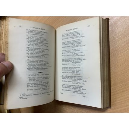 c1886 THE POETICAL WORKS OF ROBERT BURNS ANTIQUE HARDBACK BOOK (P3)