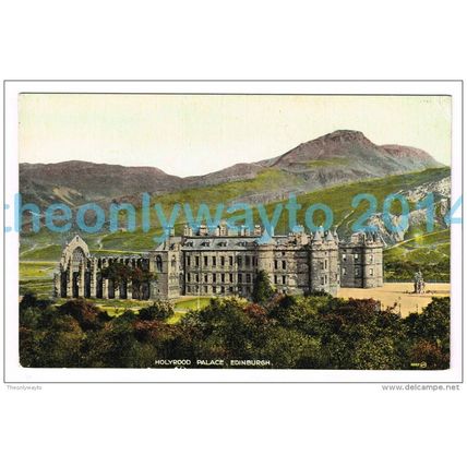 HOLYROOD PALACE, EDINBURGH, SCOTLAND, 1925?, Postcard