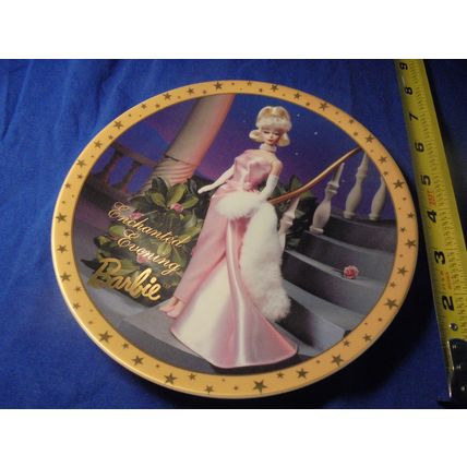 Limited Edition "ENCHANTED EVENING BARBIE" Collector Plate!! $18.00 Shipped!!