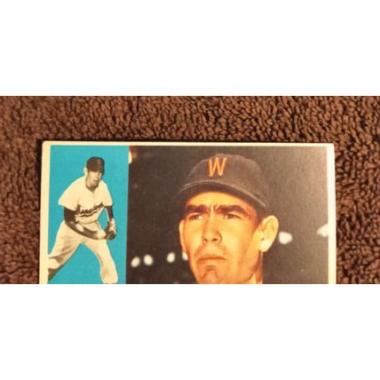 1960 Topps # 392 Tex Clevenger Washington Senators Pitcher 6.0 EX/NM Shape (CG)