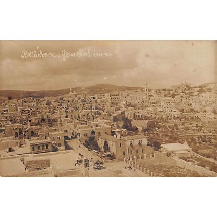 Bethehem: General view : a photo-style postcard view