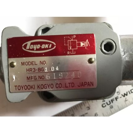 new TOYOOKI KOGYO HR3-BG1-04,6I9240 DIRECTIONAL CONTROL VALVE,AL