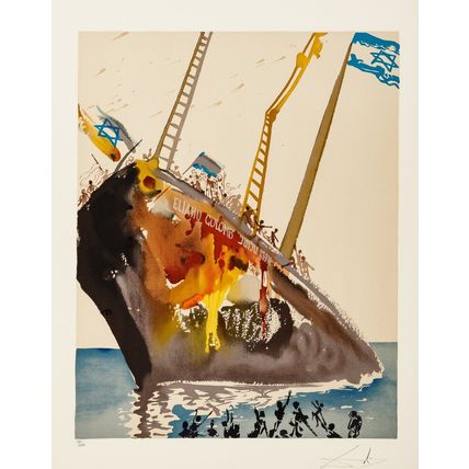 Salvador Dalí Aliyah 1968 picture 23 Poster Canvas Movie Film Print A0 A1 A2 A3