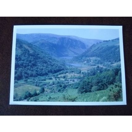 Ireland Glendalough Co Wicklow The Valley of the Two Lakes used colour postcard