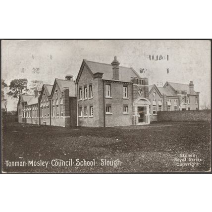 Tonman Mosley Council School, Slough, Buckinghamshire, 1912 - HG Stone Postcard