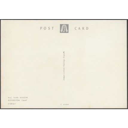 RAC Tank Museum, Bovington Camp, Dorset, c.1970s - Judges Postcard