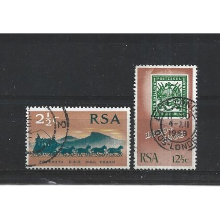 SouthAfrica.Centenary of First Postage Stamps of Transvaal set of 2.F/U.Aug25e