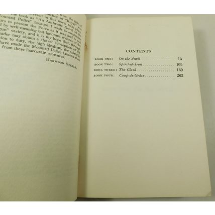 Vintage Spirit Of Iron Signed Harwood Steele Book North West Mounted Police