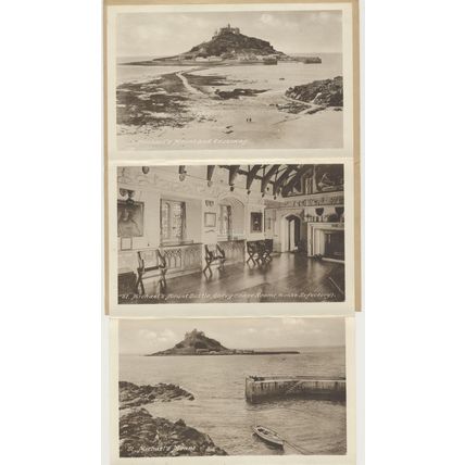 ST. MICHAELS MOUNT & MARAZION early 20th C. Frith Photo Letter Card