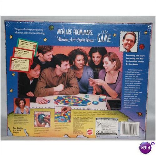 1998 Mattel Men Are From Mars Game - Sealed
