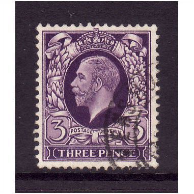 GREAT BRITAIN 1935 3d VIOLET SG444 FINE USED #1