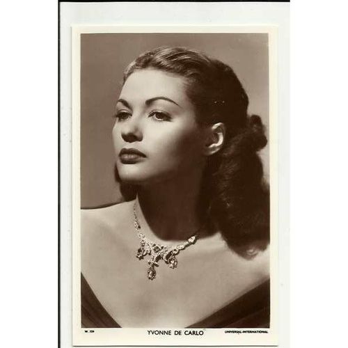 YVONNE DE CARLO Picturegoer Postcard W.729
