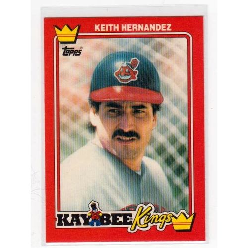 1990 Kay Bee Kings Keith Hernandez baseball card #16 – Indians