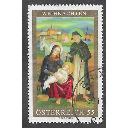 AUT 2006 55c 'CHRISTMAS' FINE USED (EBID73-254)