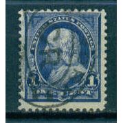 Used 264 1c Benjamin Franklin Barely Clears M02967