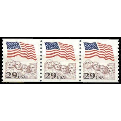2523 29c U.S. Flag Very Fine MNH PNC 5/3 W1531