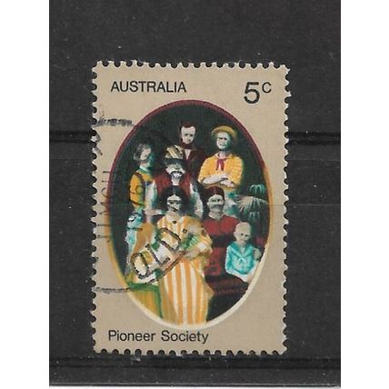 Australia.SG523 5c Pioneer Family.Fine Used.Jan22h