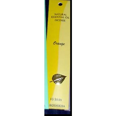 TWO PACK: Orange, Auroshikha Natural Essential Oil Incense