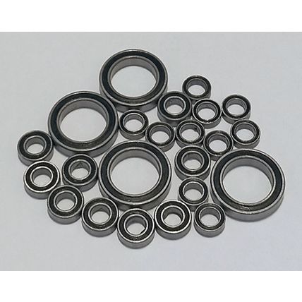(23pcs) TEAM LOSI XXX4 GRAPHITE PLUS Rubber Sealed Ball Bearing Set