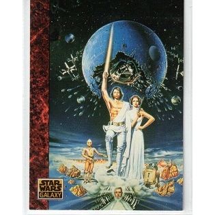 STAR WARS ' GALAXY series 1 ' card # 56 ( 1993 )