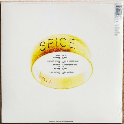 SPICE GIRLS - SPICE - WHITE VINYL 12" LP LIMITED EDITION HMV UK ONLY RARE