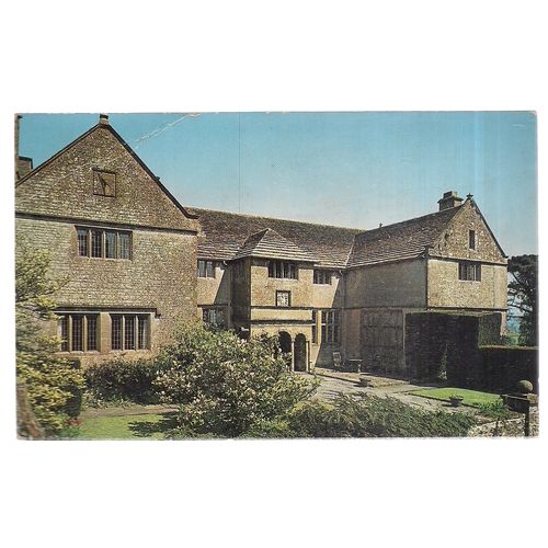 WAYFORD MANOR, CREWKERNE vintage used postcard C.1960 with 3 unfranked stamps
