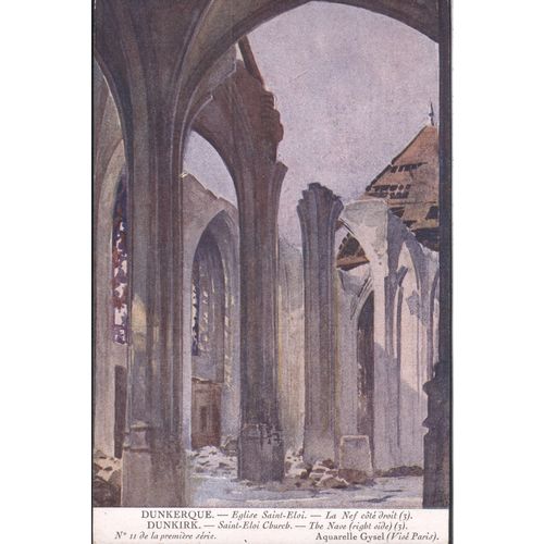 France PC - Dunkerque - Eglise Saint-Eloi - La Nef cote droit