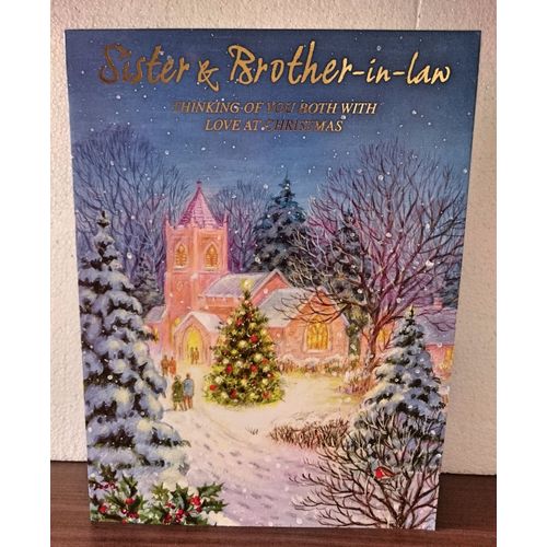 Large Christmas Cards - Sister & Brother-in-Law - 03