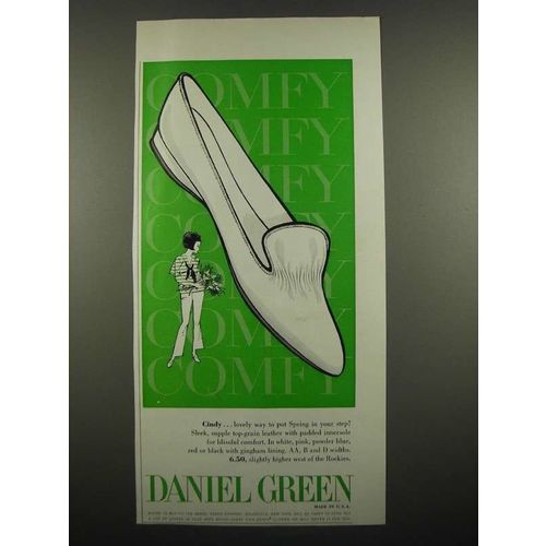 1964 Daniel Green Cindy Shoes Ad