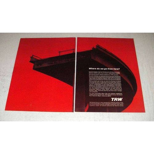 1968 TRW Civil Systems Ad - Where Do We Go From Here