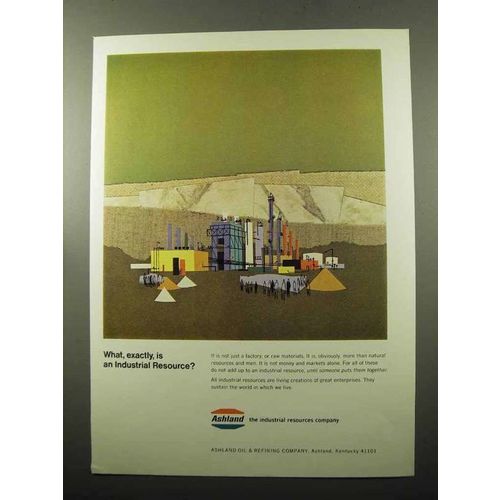 1969 Ashland Oil & Refining Ad - An Industrial Resource