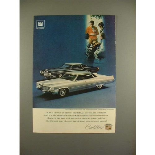 1969 Cadillac Hardtop Sedan DeVille, Eldorado Car Ad