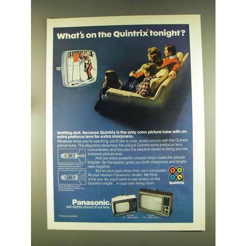 1976 Panasonic CT-215 and CT-905 Televisions Ad