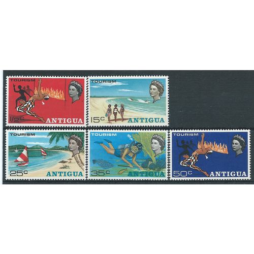 Antigua 1968 Tourism Set SG216-220 Mounted Mint...