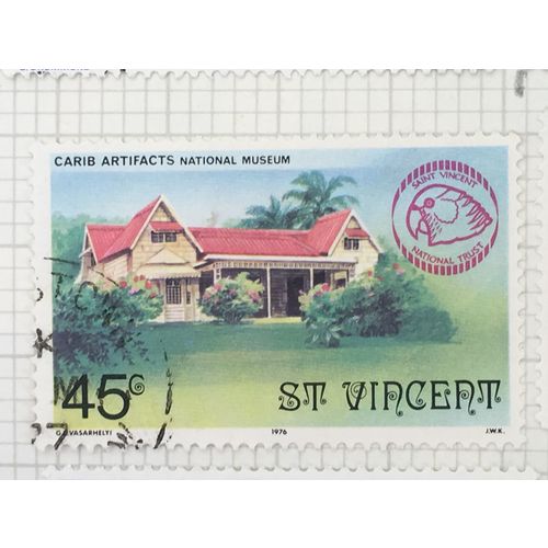 St Vincent 1977 National Trust 45c Museum Used SG 499 Sc 480 postage stamp