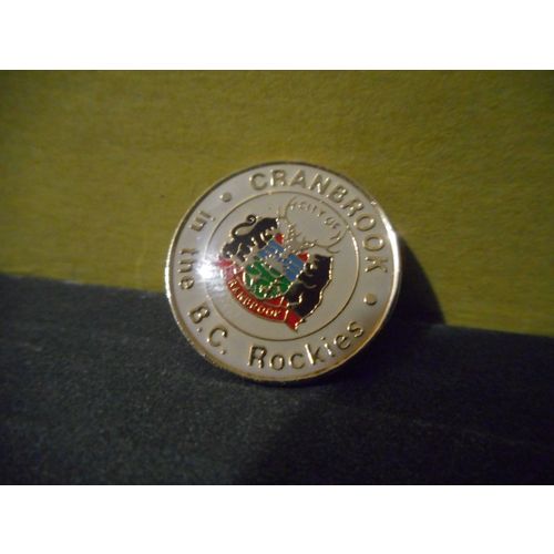 Cranbrook in the BC Rockies British Columbia,Canada Lapel Pin