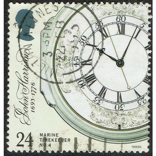 1993 300th Birth Anniversary John Harrison 24p Multicoloured SG1654 FU