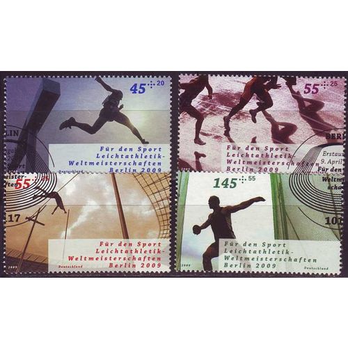 GERMANY BUND [2009] MiNr 2727-30 ( O/used ) [La] Sport