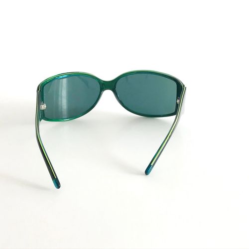 new DKNY DY 4014 oversized Green Womens Sunglasses Eyeglasses NOS 66-15